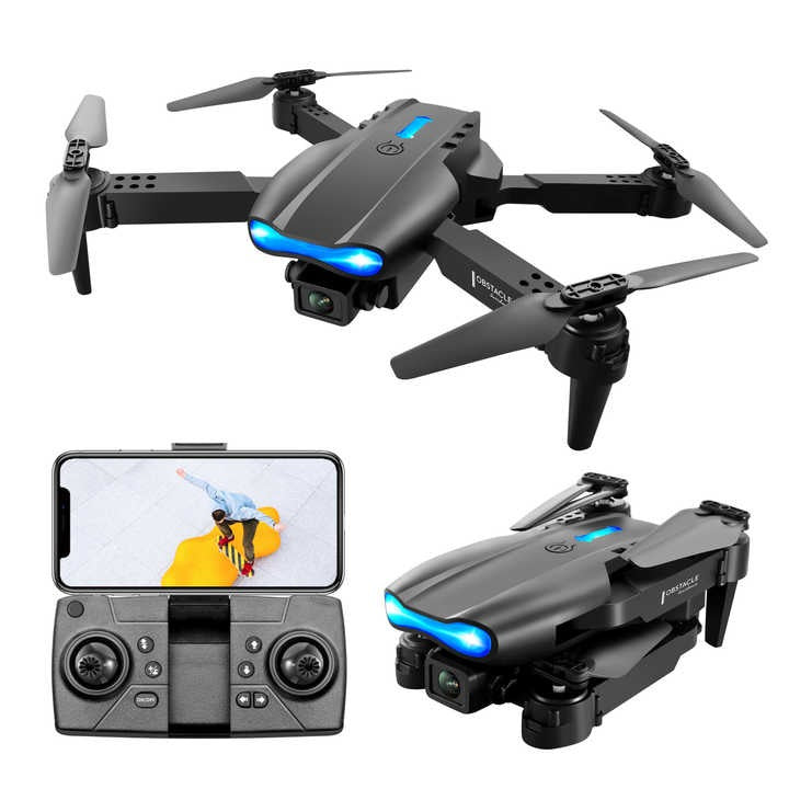 4K 1080P Dual Camera WIFIFPV Aerial Photography Helicopter Foldable Quadcopter Drone Toy