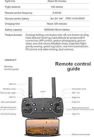 4K 1080P Dual Camera WIFIFPV Aerial Photography Helicopter Foldable Quadcopter Drone Toy